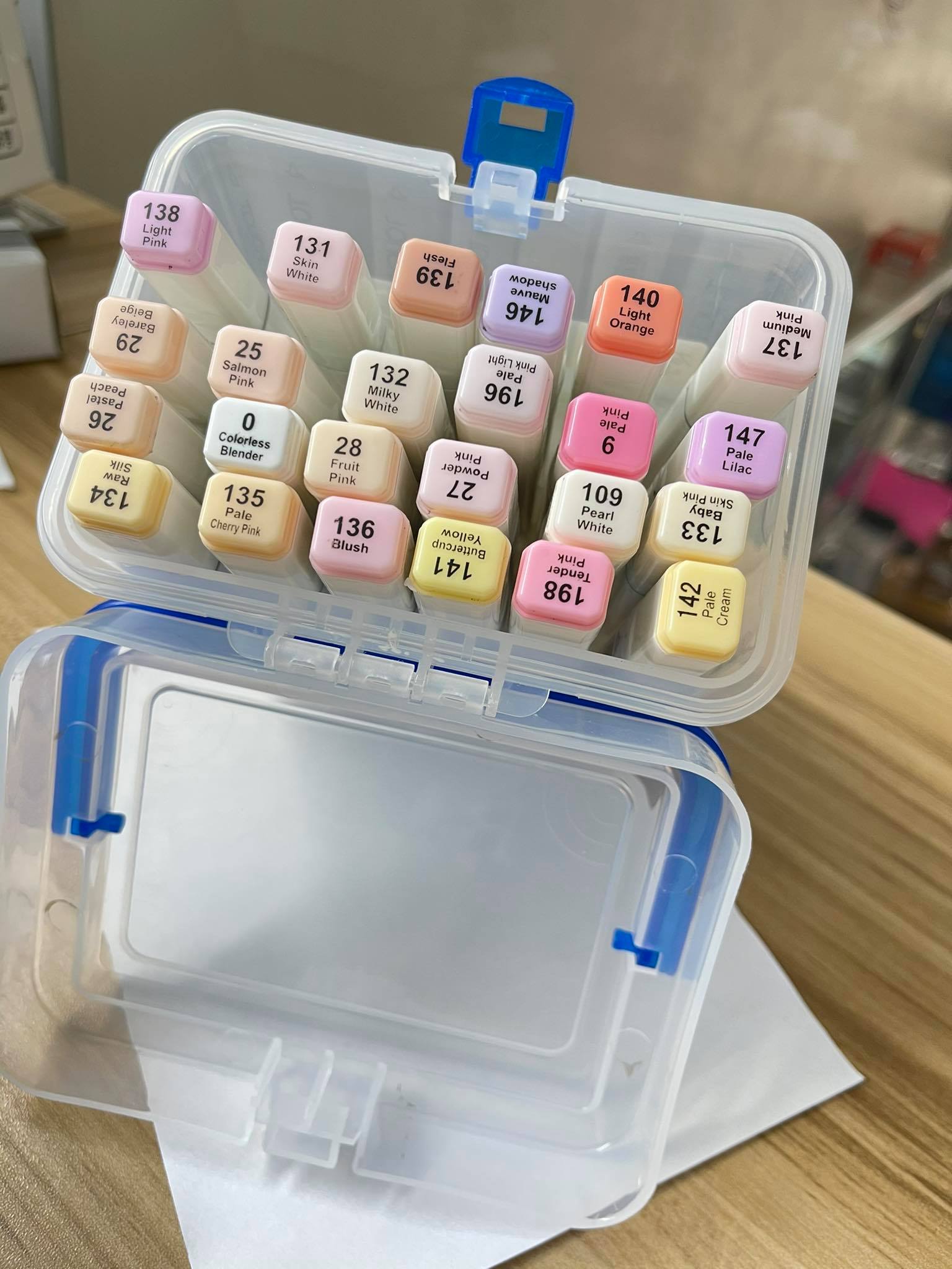 Bộ bút màu Marker Touchliit 6 - set 12/24  màu da