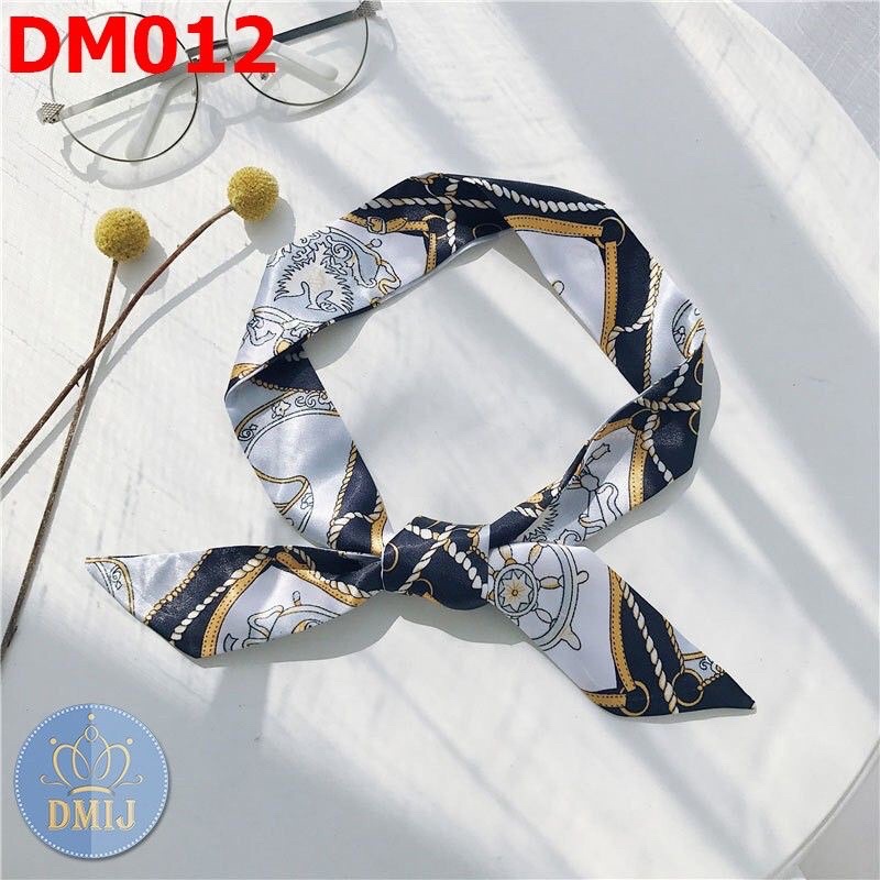 khăn nữ trang trí túi xách + buộc tóc đa năng