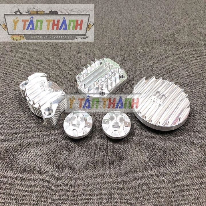 Bộ Nắp Đầu Bò Nhôm Cnc Cho Wave Nhỏ