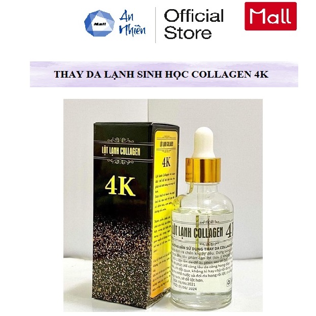 Lột da lạnh collagen 4k - thay dưỡng da sinh học cao cấp