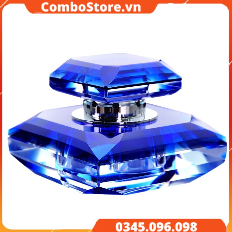Nước hoa ô tô pha lê dạng khối đặt taplo cao cấp