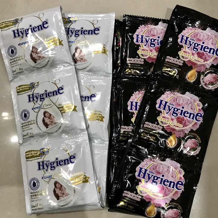 1 thùng (30 dây) nước xả thái Hygiene (1 dây 12 gói)