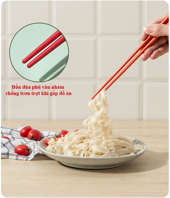 Đũa ăn NHẬT BẢN kháng khuẩn nhiều màu