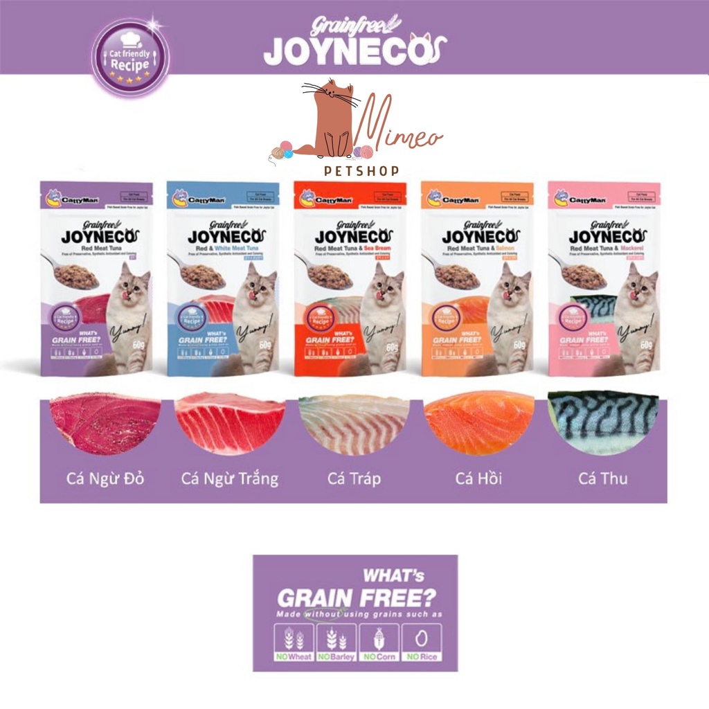 Pate cho mèo JOYNECO 60gr