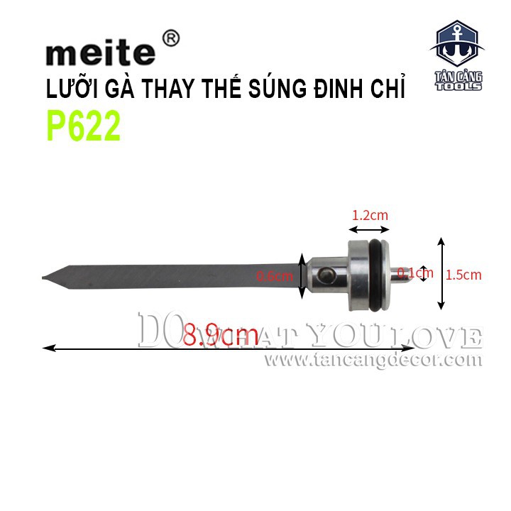 Máy bắn đinh chỉ – đinh đồng meite pc622c tặng s úng thổi bụi