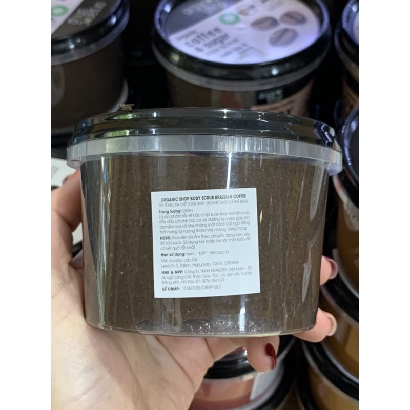 [HCM]Organic Shop Body Scrub / Coffee & Sugar ( 250mL )