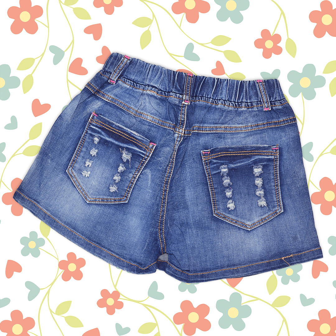 Quần váy jean thun cho bé gái size cồ