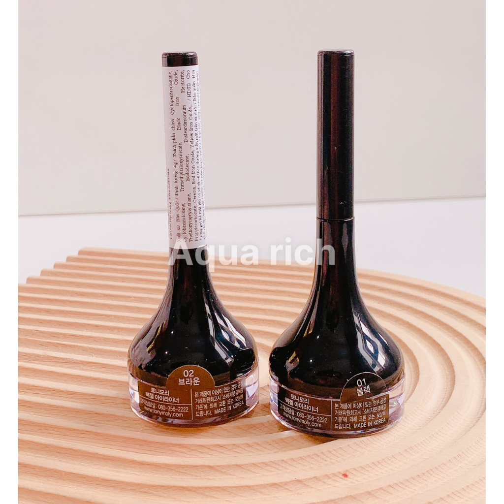 Gel kẻ mắt Tonymoly Backstage Gel Eyeliner - 4g