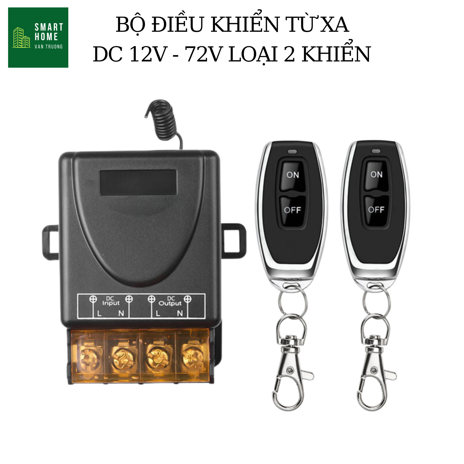 Wireless remote control switch for water pump