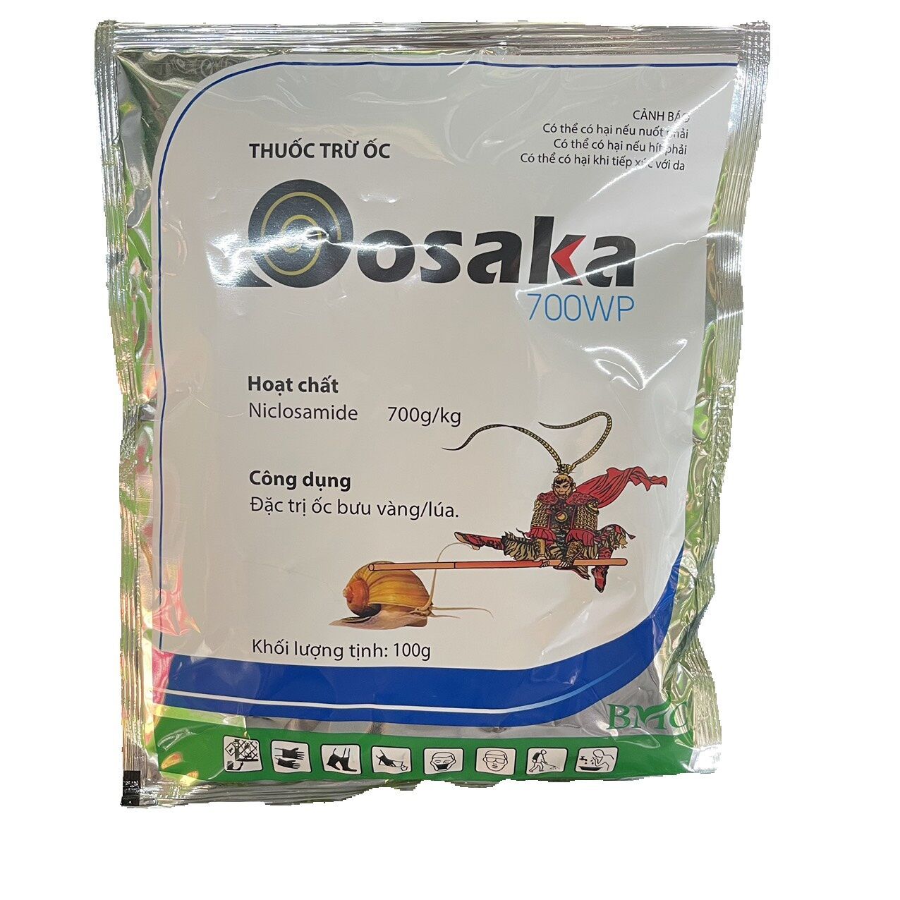 Thuốc trừ Ốc Oosaka 700WP 100g (ốc xịt  ốc bưu vàng)- VTNN Năm Bưu