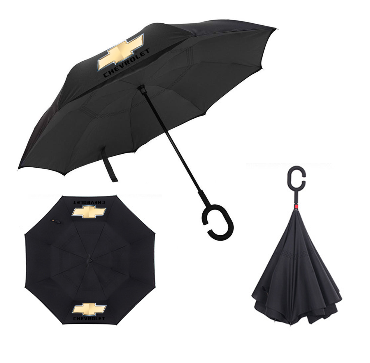 Ô Dù thông minh - gập ngược mercedes-benz bmw audi lexus mazda toyota honda jagur Dù trang trí Logo các hãng xe ô tô phù hợp với xe hơi của bạn