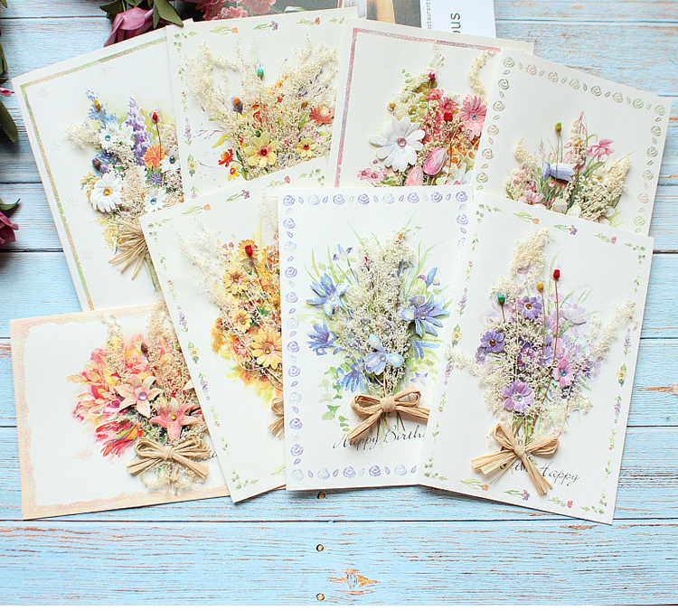 Thiệp hoa Handmade