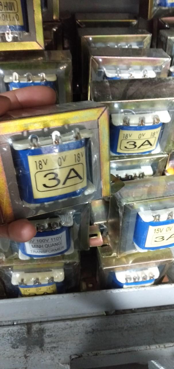 Biến áp 3A đối xứng 18v