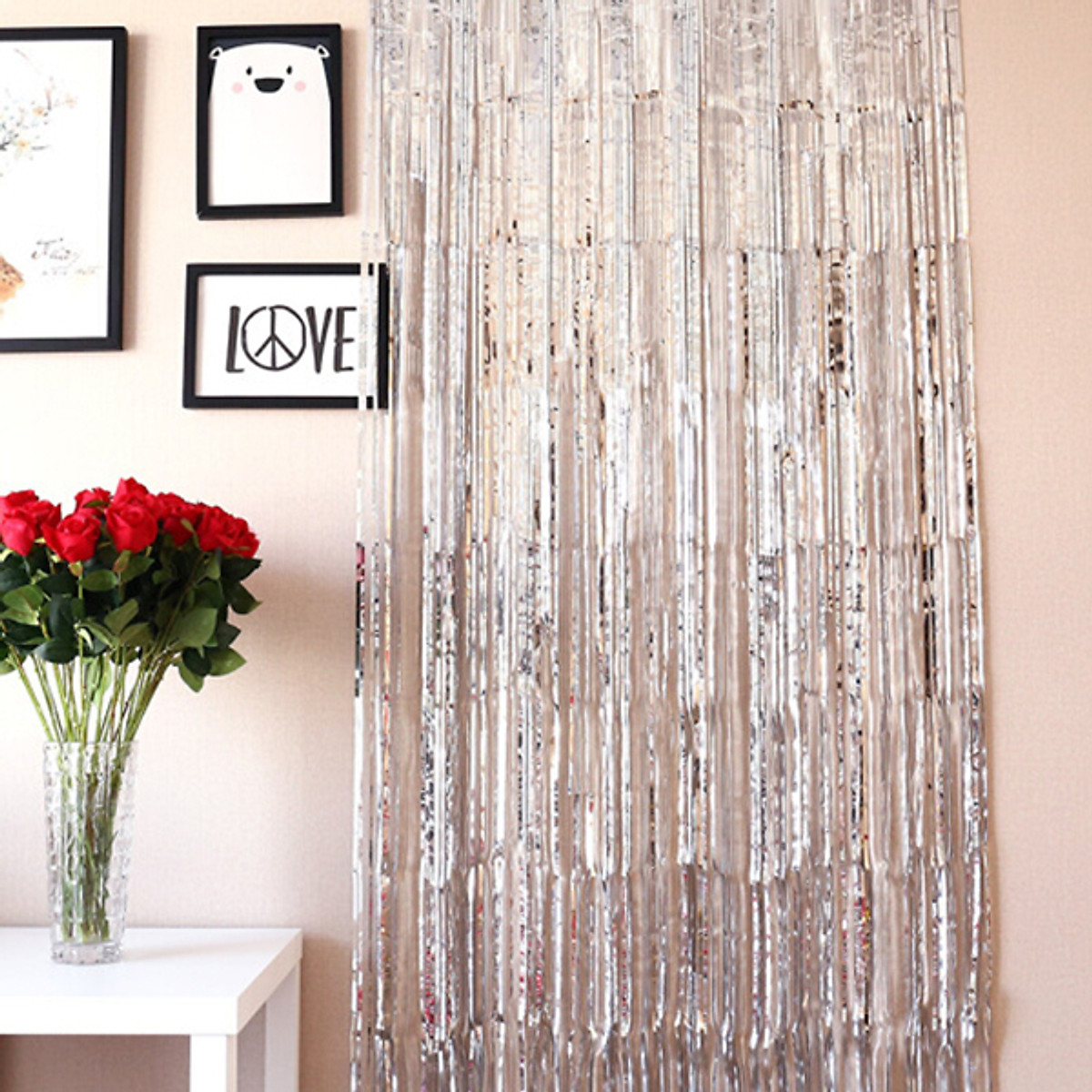 Rèm kim tuyến trang trí tiệc 1mx2m