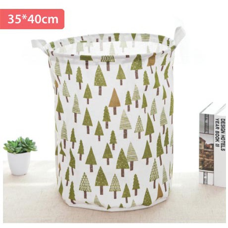 [8 Mẫu] Giỏ Sọt Vải Đựng Đồ Chơi Cho Bé Hình Thú Ngộ Nghĩnh 35*40Cm