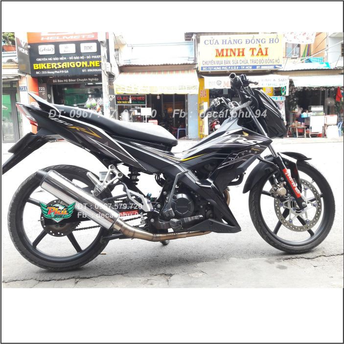 Tem rời Sonic đen nhám Rs Rời (H)