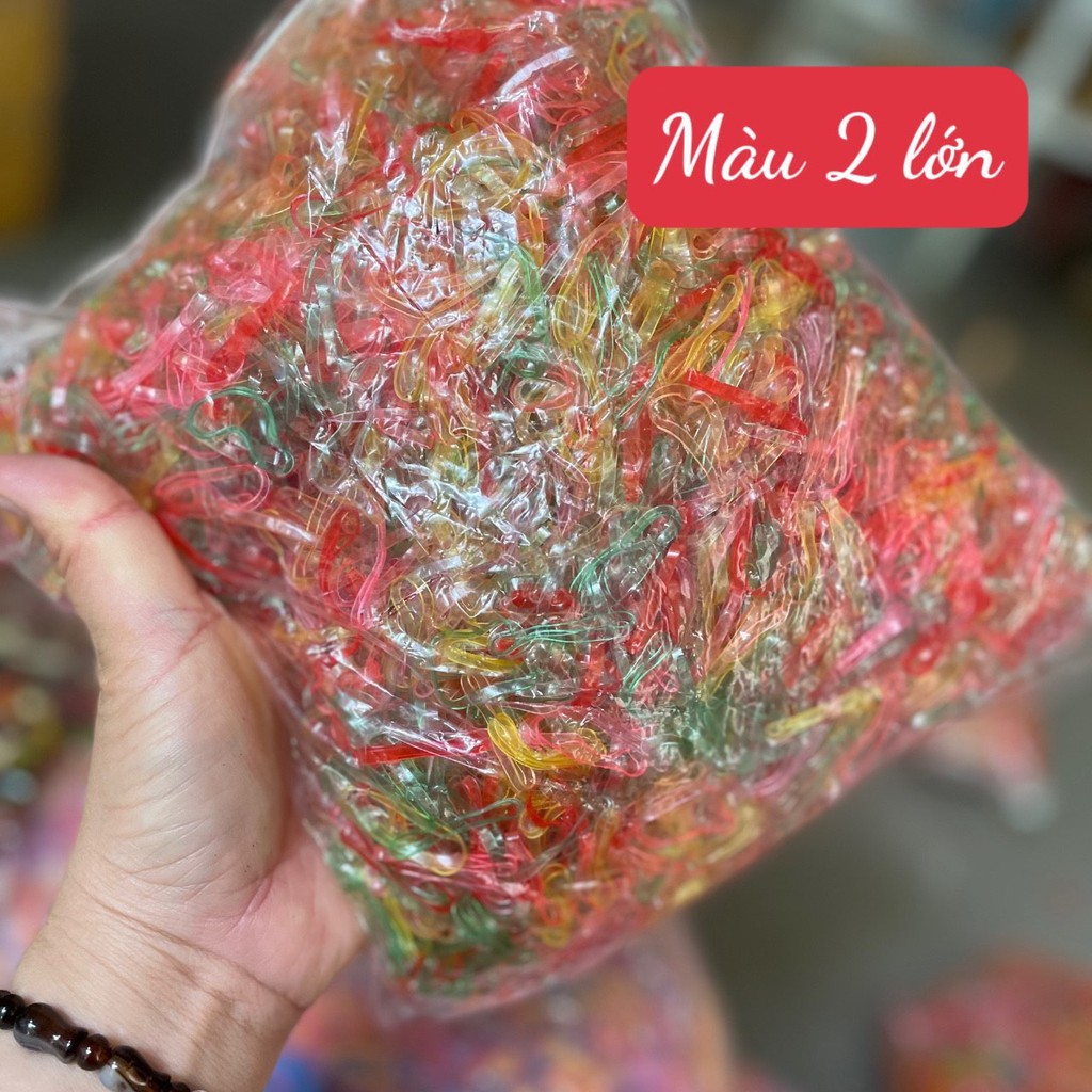 BÁN SĨ 1KG THUN CỘT TÓC NHIỀU MÀU