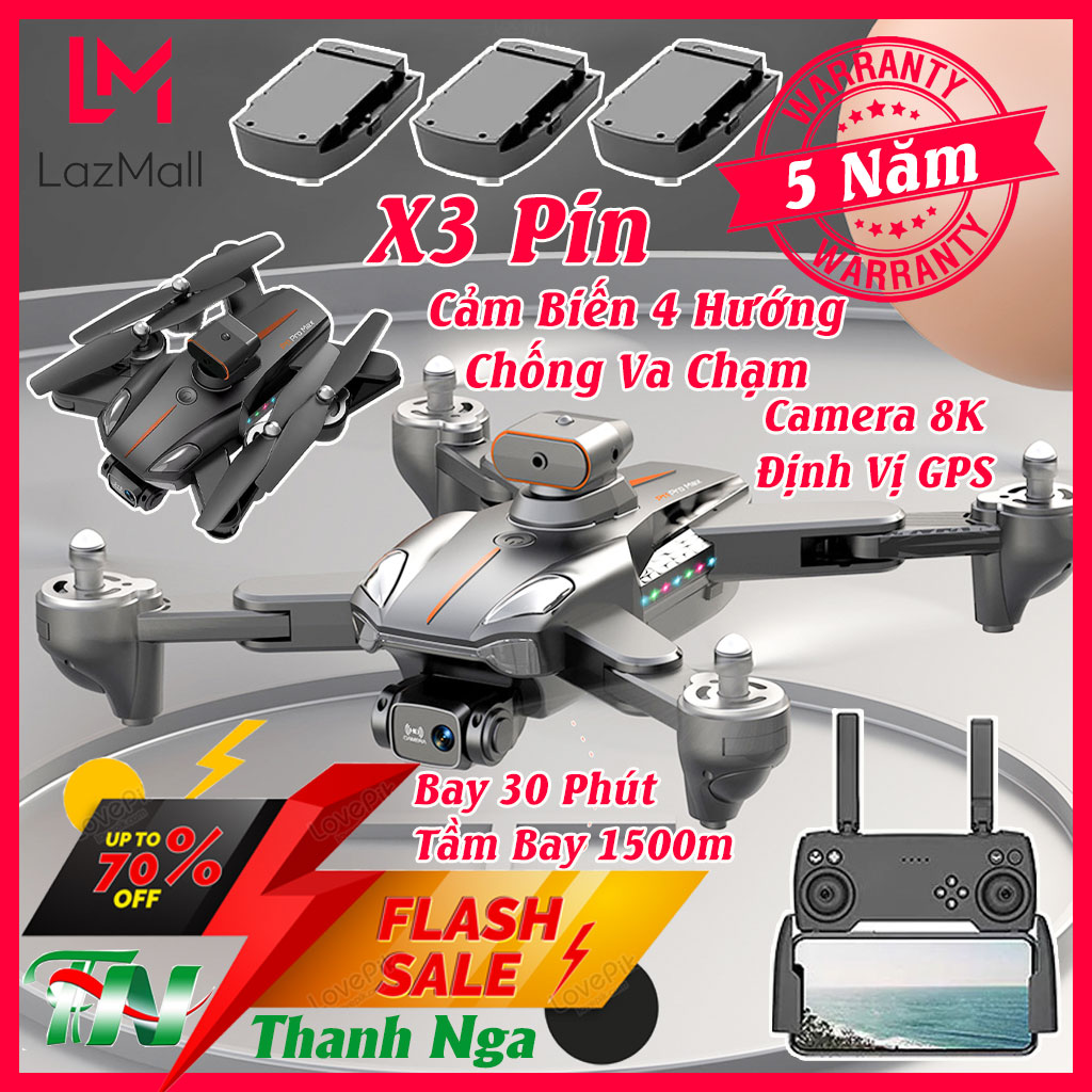 Máy Bay Flycam Mini Camera 8k - Drone P11 Pro Max Cảm Biến 4 Hướng ...