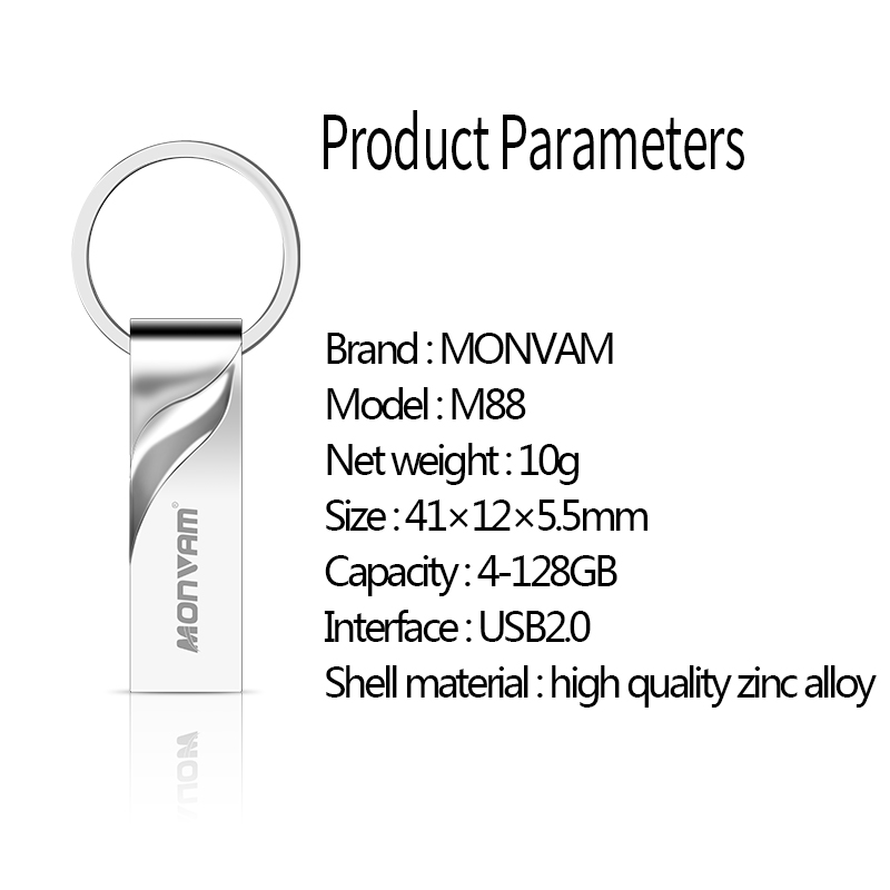 [HCM]USB MONVAM M88 2.0 4GB/8GB/16GB/32GB
