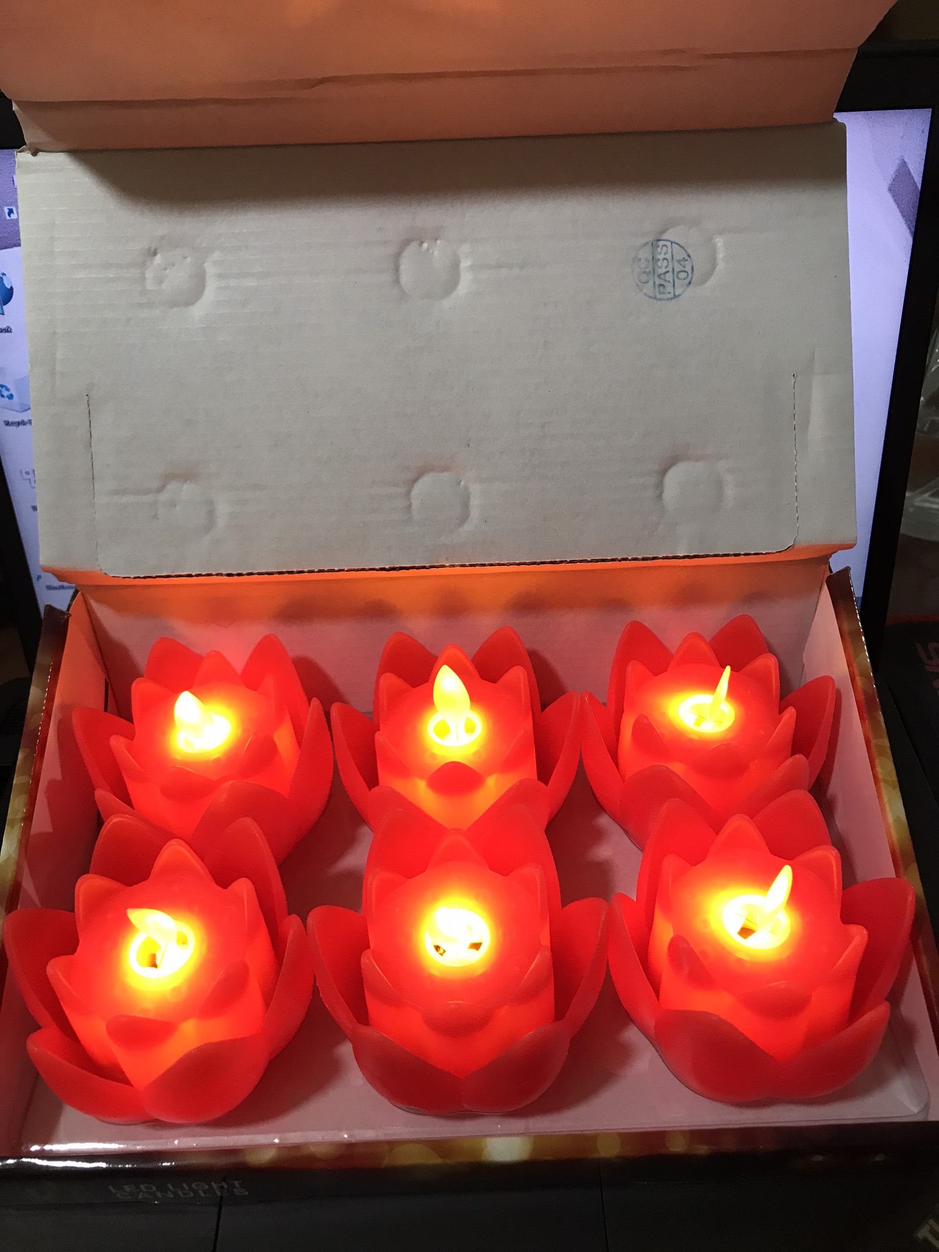 Đèn cầy hoa sen điện