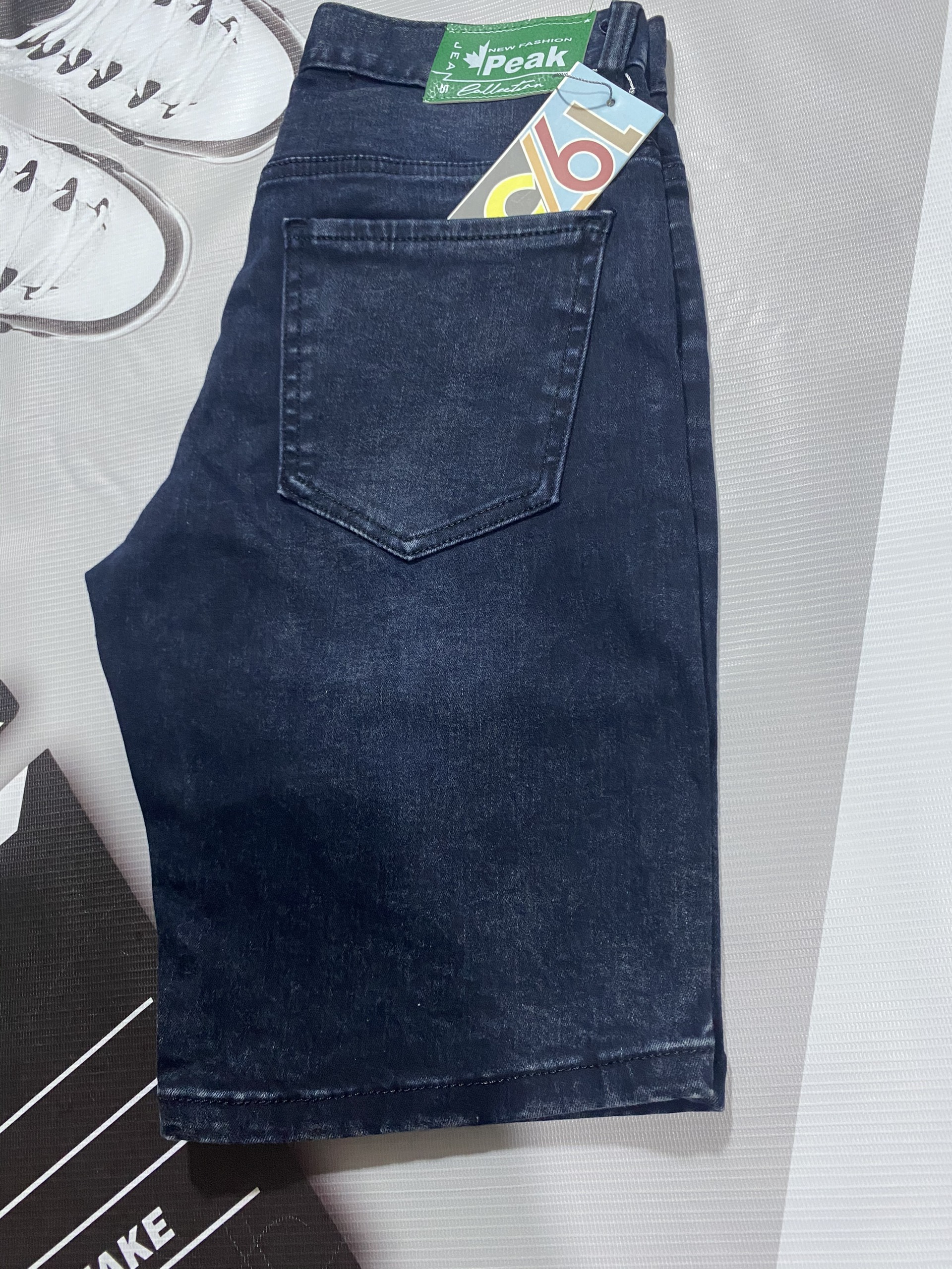 Quần Short Jean Nam Cao Cấp - Co Giãn