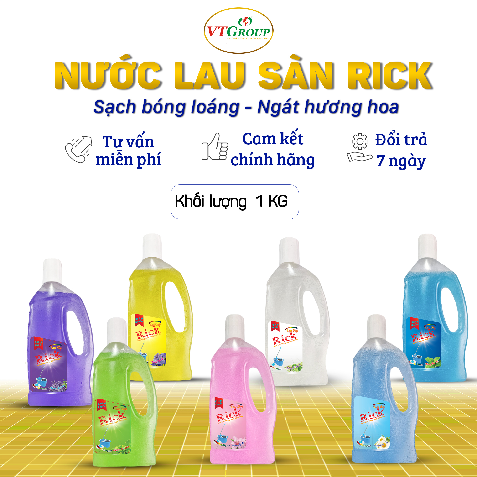 Nước Lau sàn Rick 1 kg