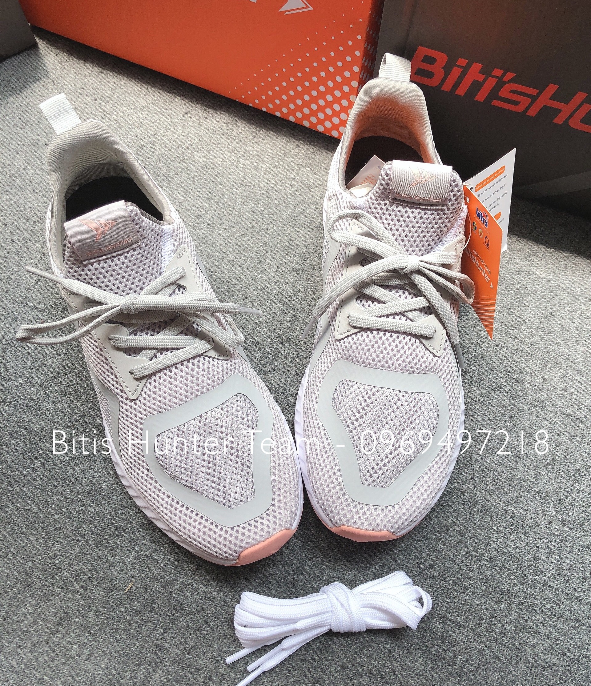 Giày Thể Thao Cao Cấp Nữ Bitis Hunter Core Jogging - DSWH05300XAM