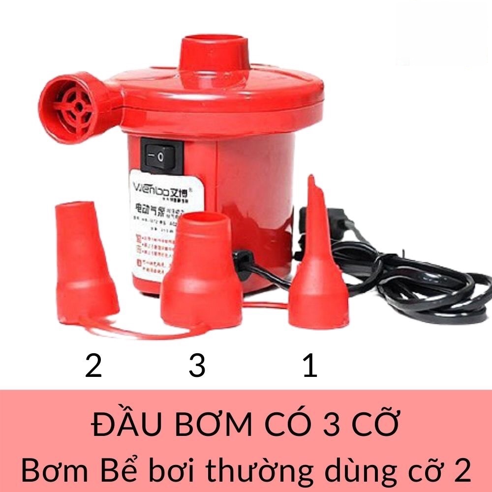 Bơm 2 chiều hút thổi bể bơi, phao bơi