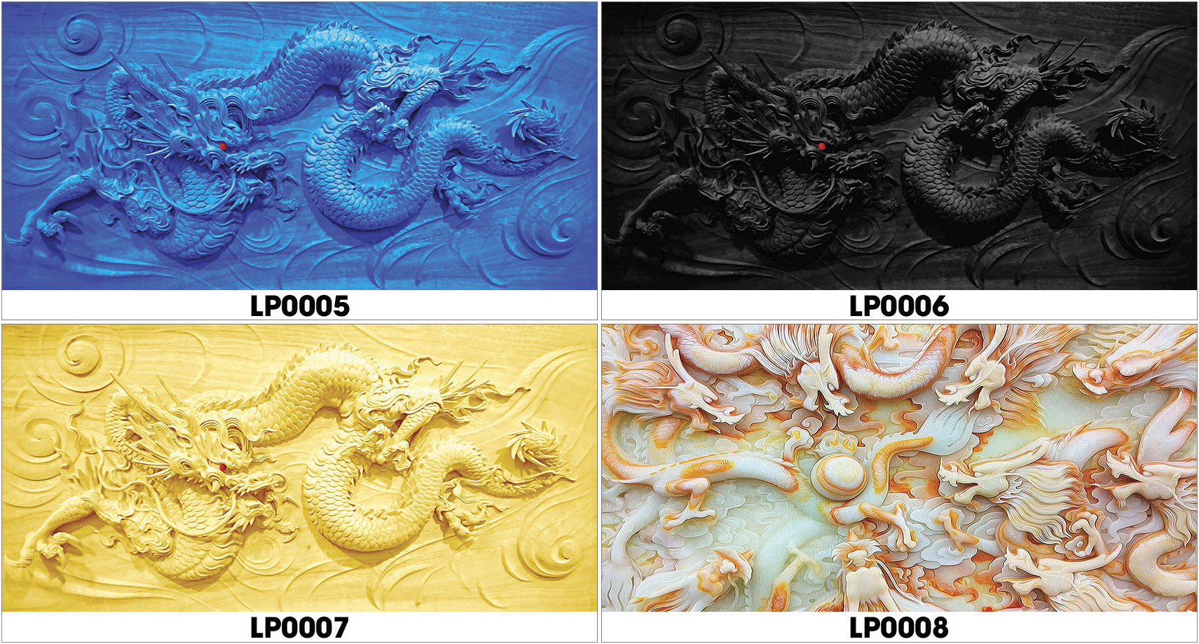 Tranh 3D hồ cá - LP