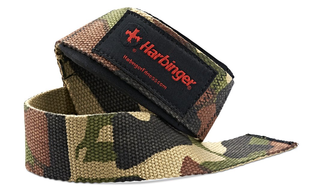 Dây Kéo Lưng Harbinger Padded Cotton Lifting Straps Camo
