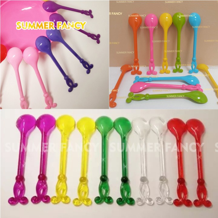 10 Muỗng Nhựa Kem Nhỏ - Plastic Spoon