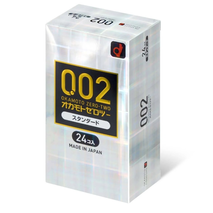 HỘP 24 CHIẾC BAO CAO SU SIÊU MỎNG Okamoto 0.02 - Nhật bản
