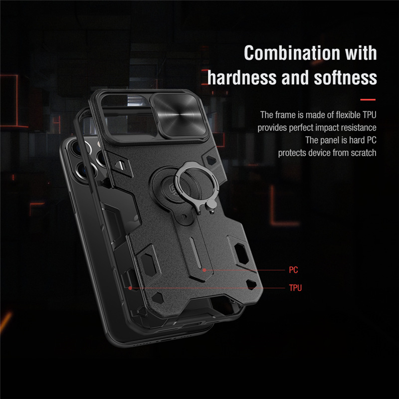 [ỐP CHỐNG SỐC BẢO VỆ CAMERA] iPhone 13/ 13 Pro/ 13 Pro Max Camshield Armor Nillkin