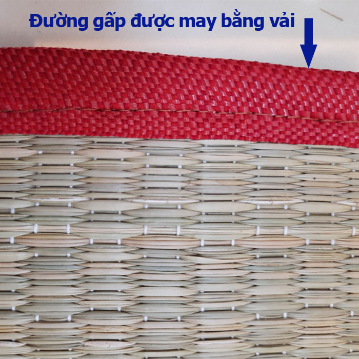 Chiếu cói 1m4 x 1m9 xếp gấp gọn nhẹ