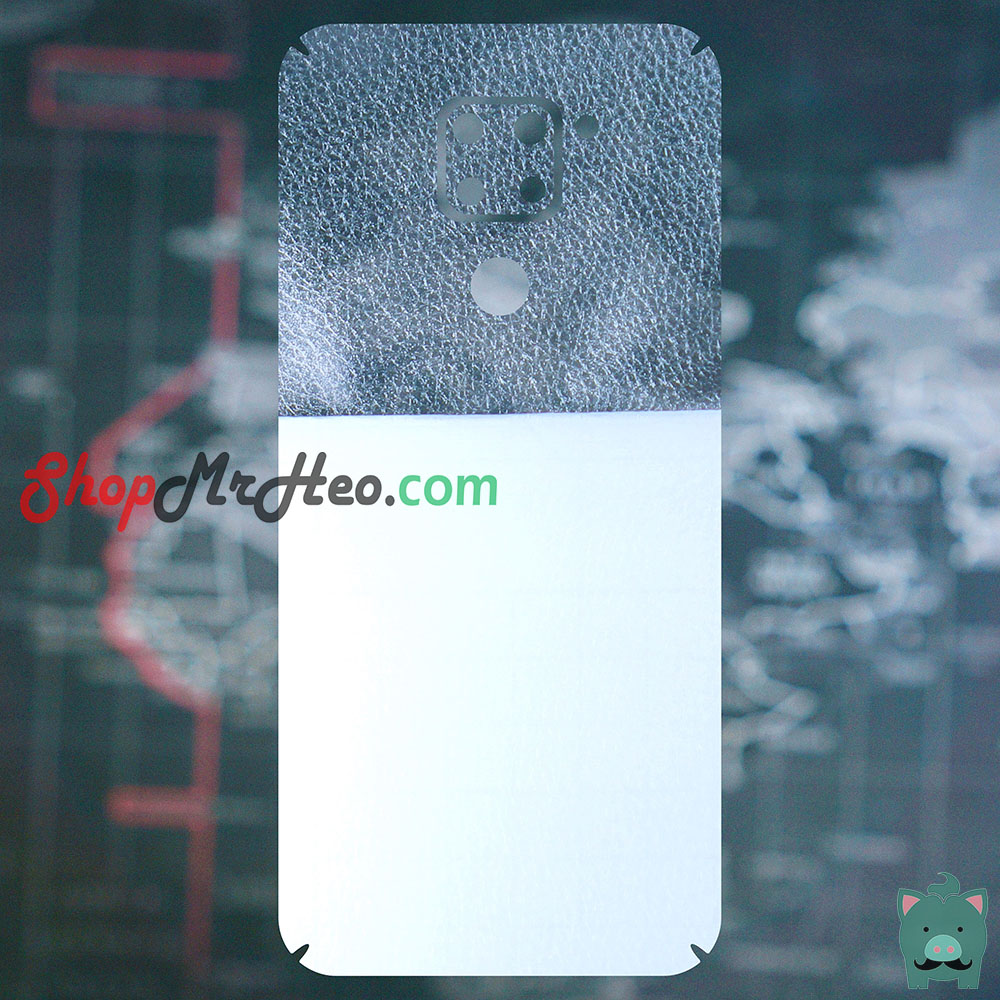 [HCM]SKin Dán Mặt Sau Lưng Vân 3D Giả Da Xiaomi Redmi Note 9 - Note 9s