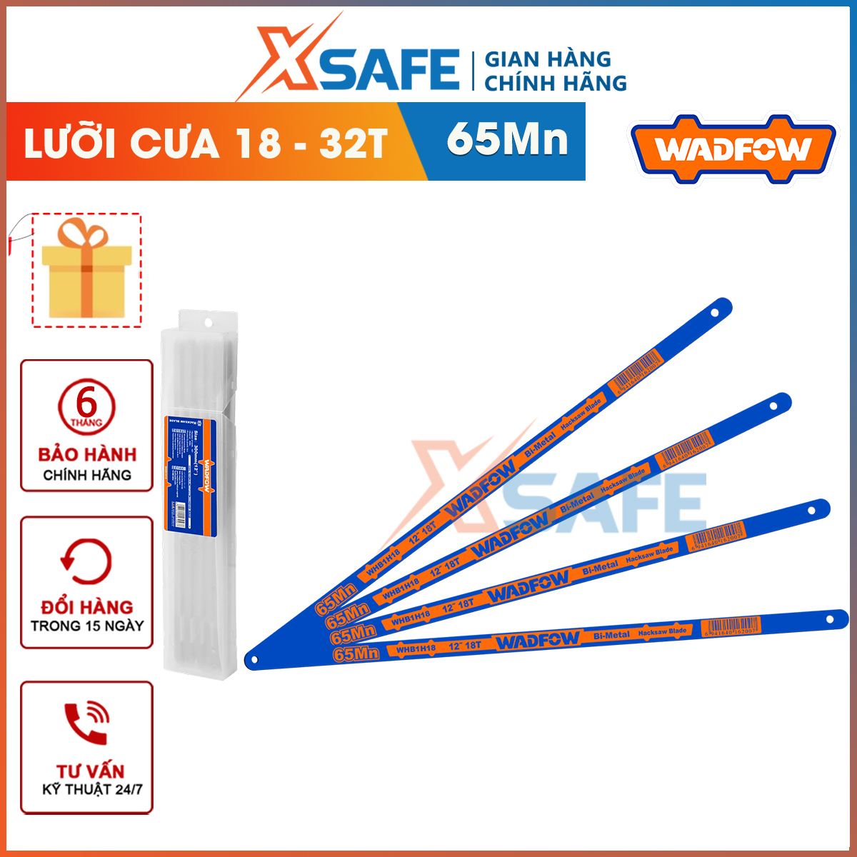 Wasfow whb1h18 teeth 18-24-32t 300mm long iron saw blades
