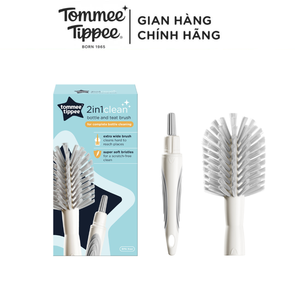 Cọ rửa bình sữa và núm ty Tommee Tippee Closer to Nature