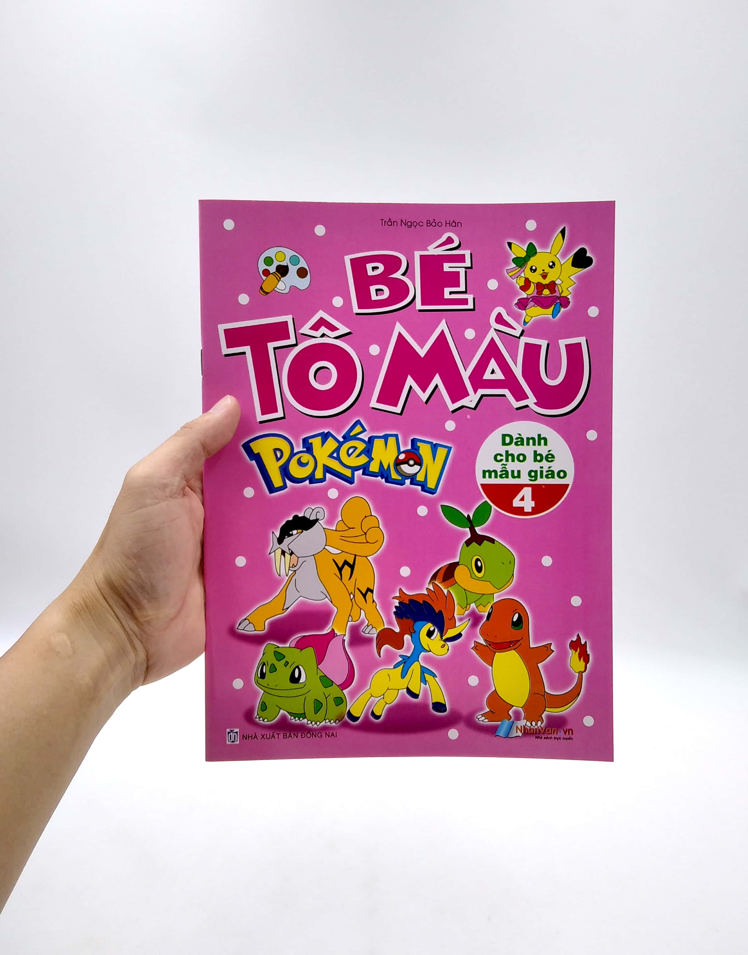Sách Fahasa - Bé Tô Màu Pokemon - Tập 4