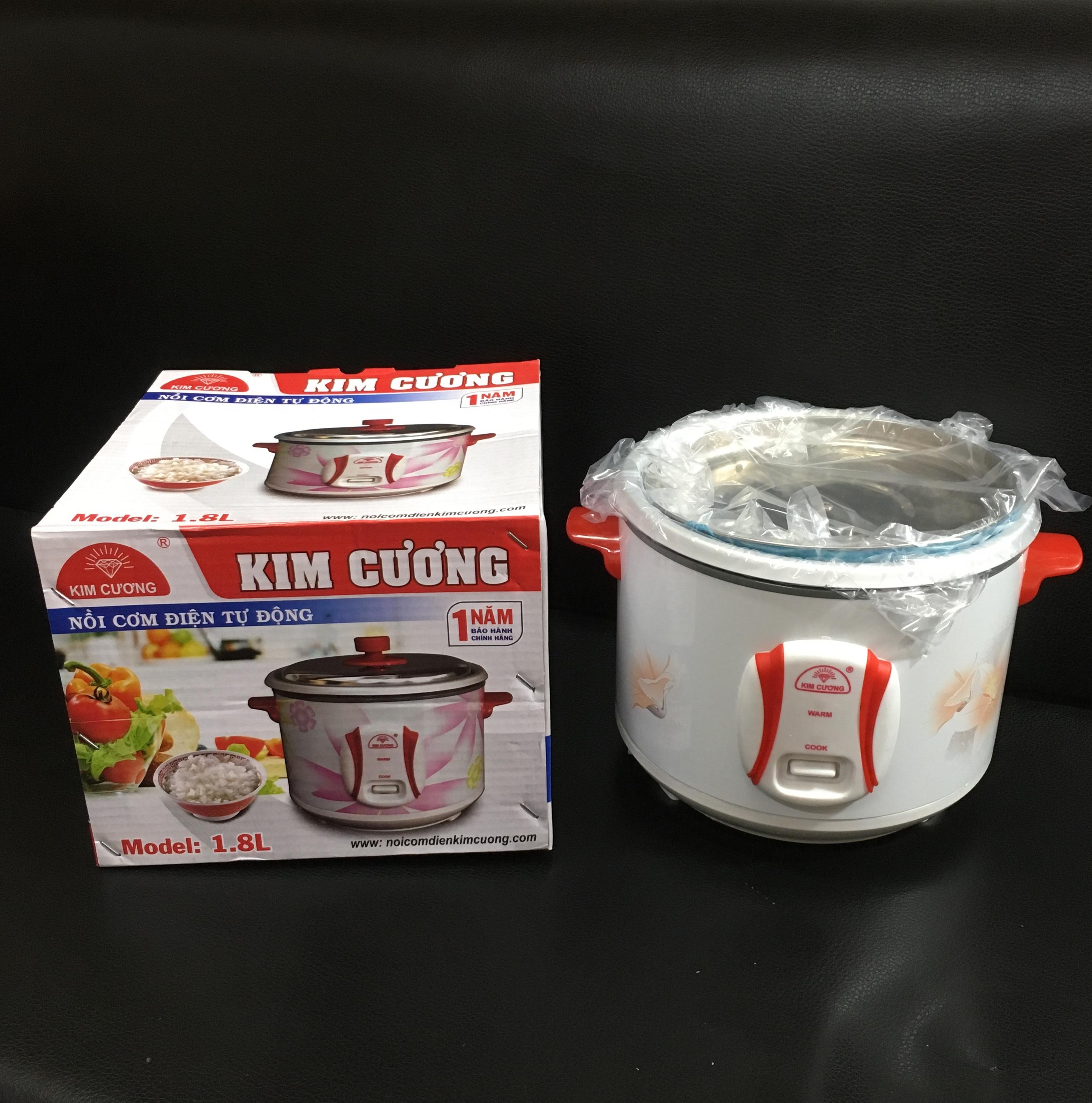 Nồi cơm điện Kim Cương 1.8 lít nắp rời