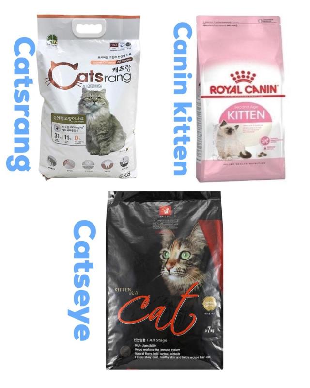 Hạt mix cho mèo CANIN KITTEN + CATSEYE + CATSRANG (túi 1kg)