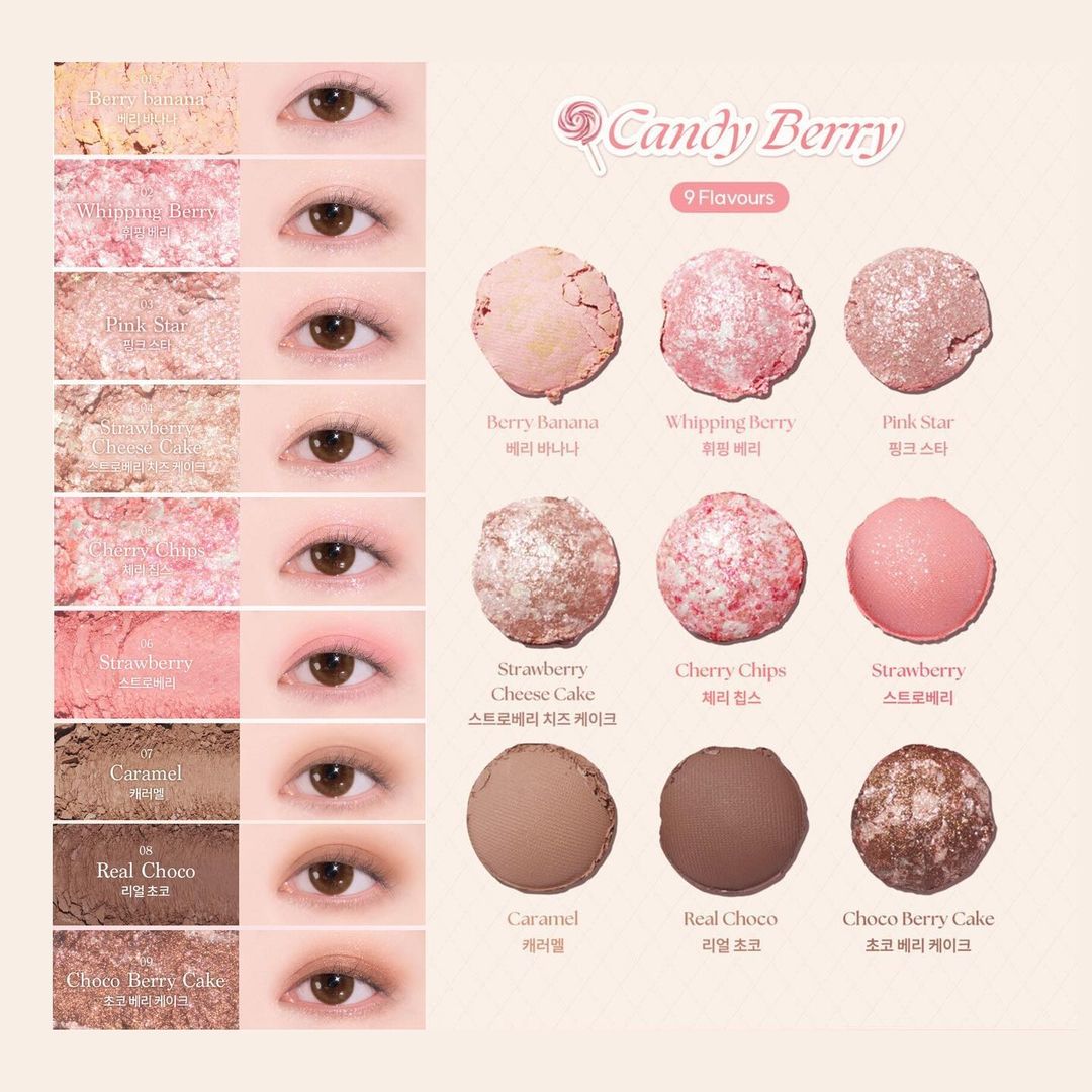 Bảng mắt DASIQUE Ice Cream Palette