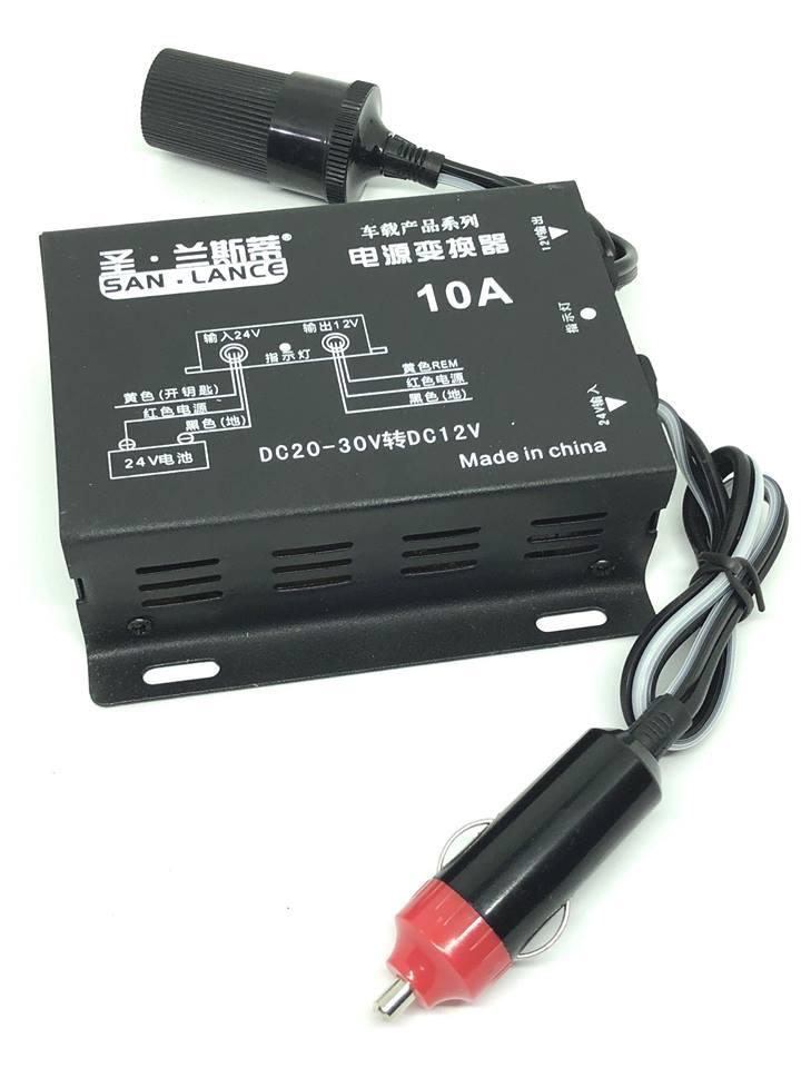 Bộ chuyển dc 24v sang 12v 10a 120w chân tẩu