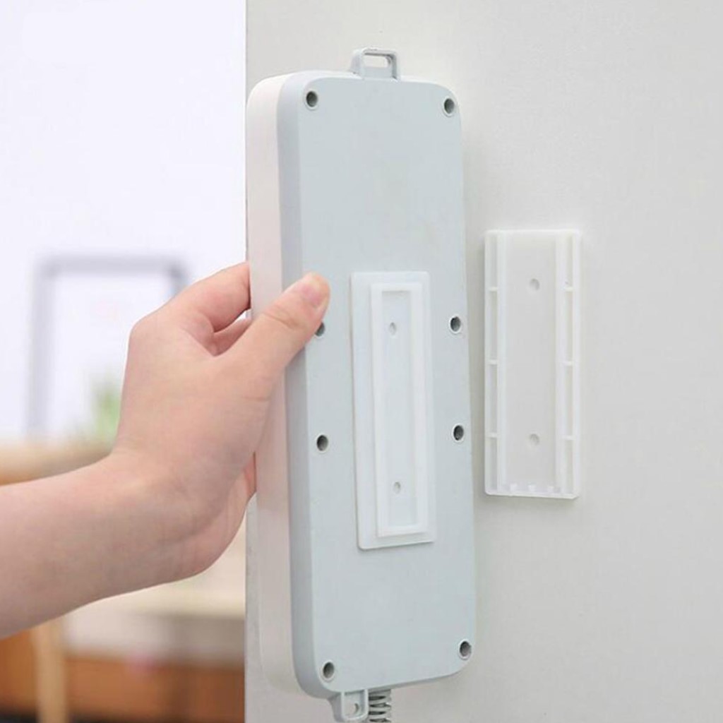Giá đỡ ổ cắm VUÔNG/BẦU DỤC đồ dùng dán tường đa năng tiện dụng trong nhà hoăc Giá Đỡ Dán Tường Siêu Bền Treo Ổ Cắm Điện