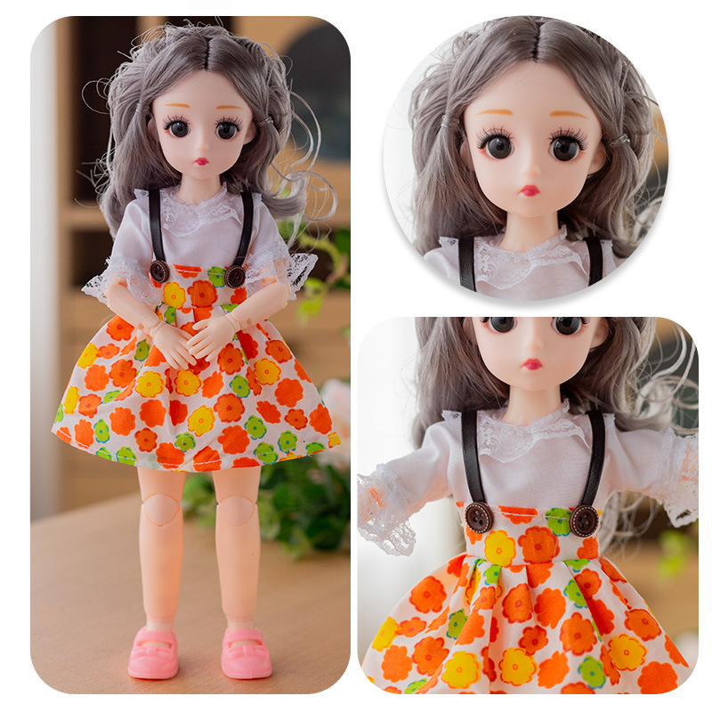 Búp Bê Barbie 30 cm Mắt 3D Long Lanh Đáng Yêu Cho Bé Gái