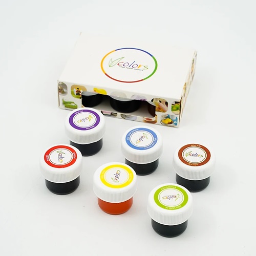 Set 6 màu thực phẩm Vcolors - 90gr