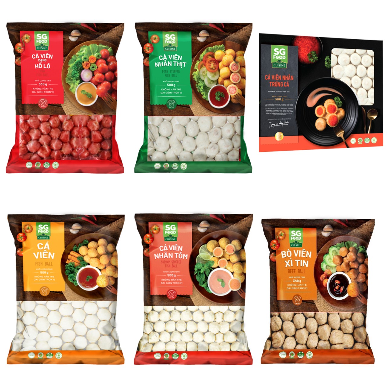 (Chỉ giao HCM) Bò viên xì tin SGFood 340gr