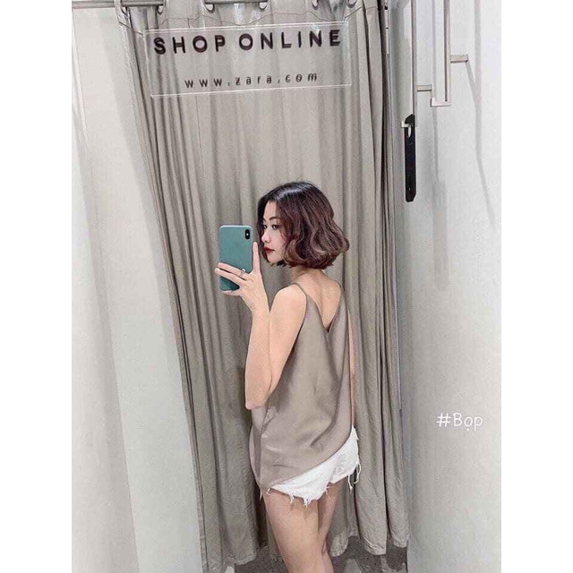 Bán Sỉ - Áo 2 Dây Lụa Satin Siêu Đẹp-88