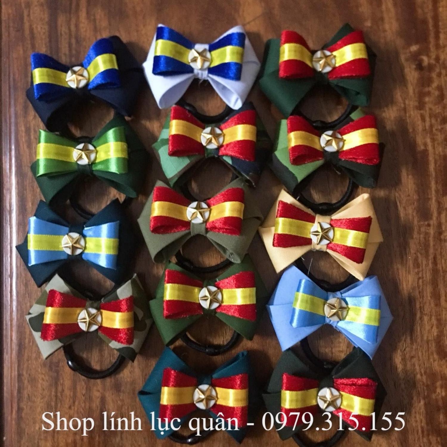 Dây cột tóc các ngành binh chủng BD, CA
