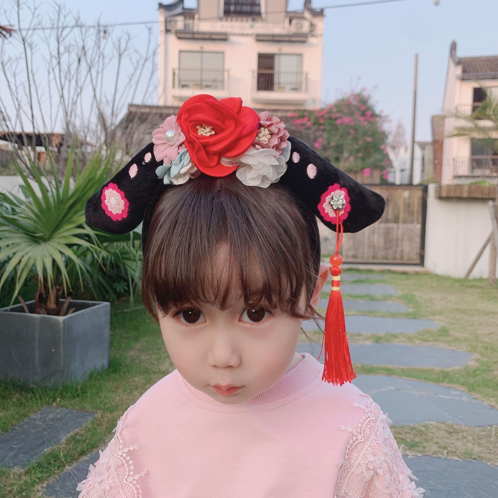 Cài Tóc-Bờm-Băng Đô Phong Cách Trung Hoa Cho Bé Siêu Yêu
