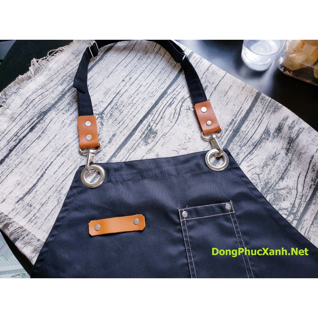 Tạp dề phục vụ nam nữ Tạp dề pha chế cao cấp